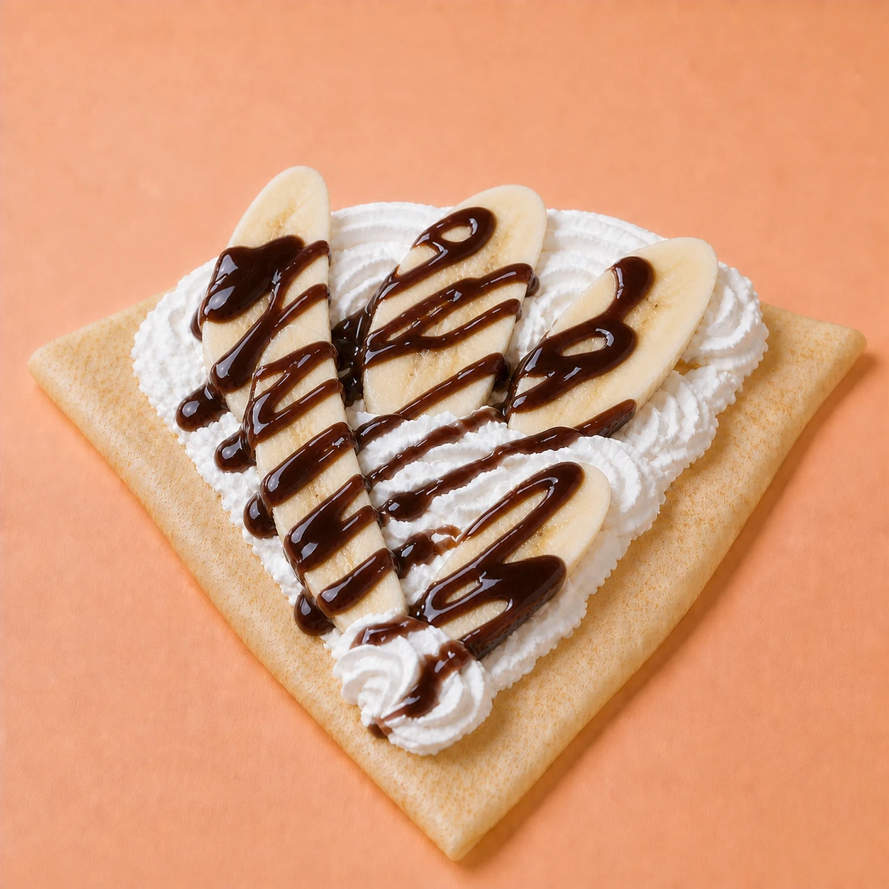 バナナチョコ生クリーム