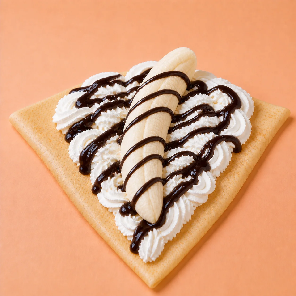バナナポートチョコ生クリーム