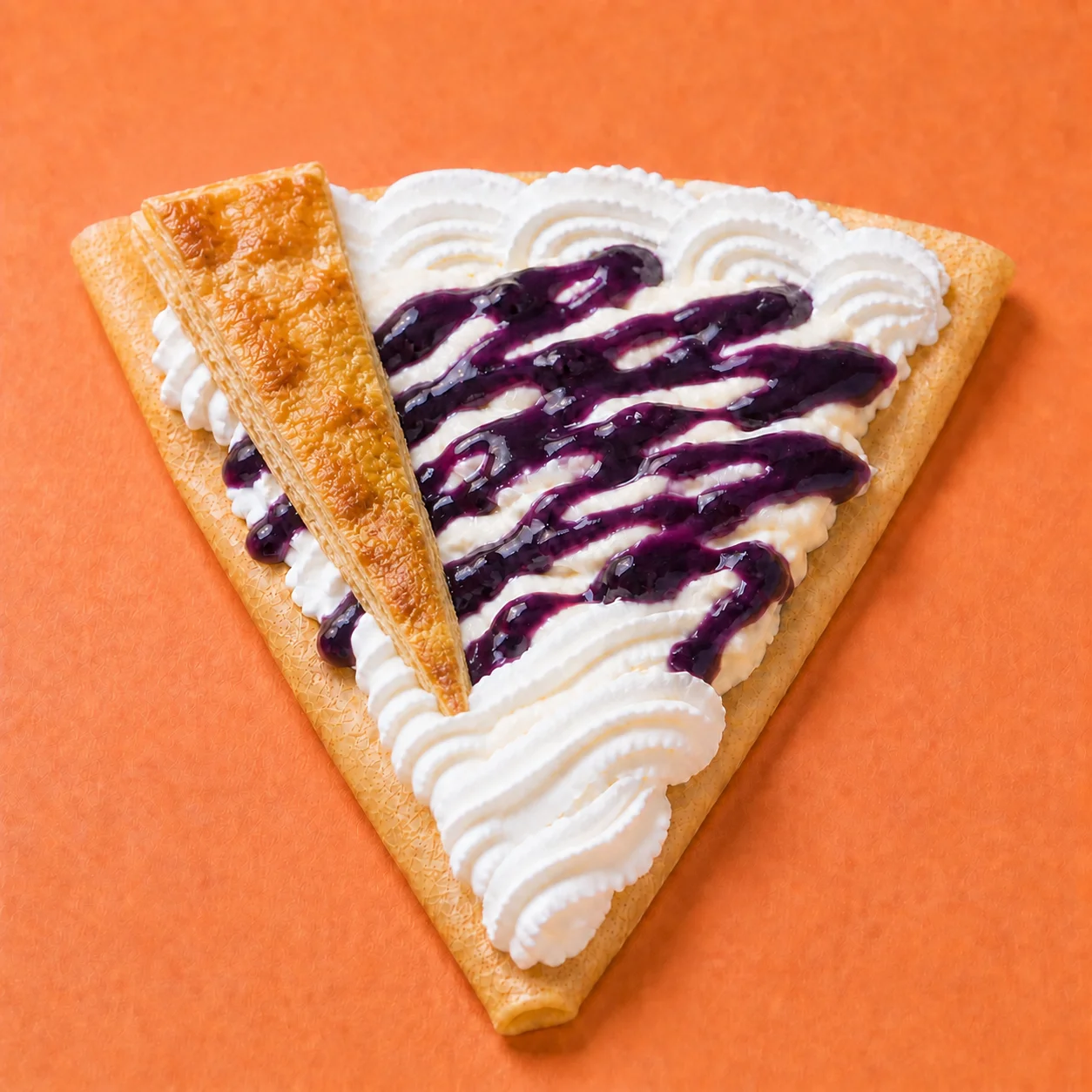 クリームチーズパイのブルーベリー